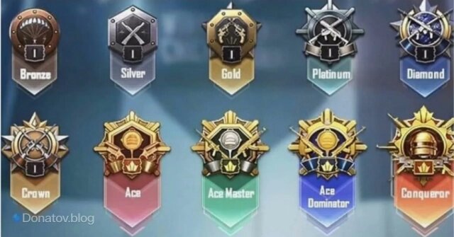    Ранговые эмблемы в PUBG Mobile