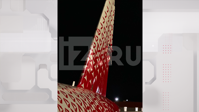    Поврежденный самолет. Telegram/ aviaincident/aviaincident