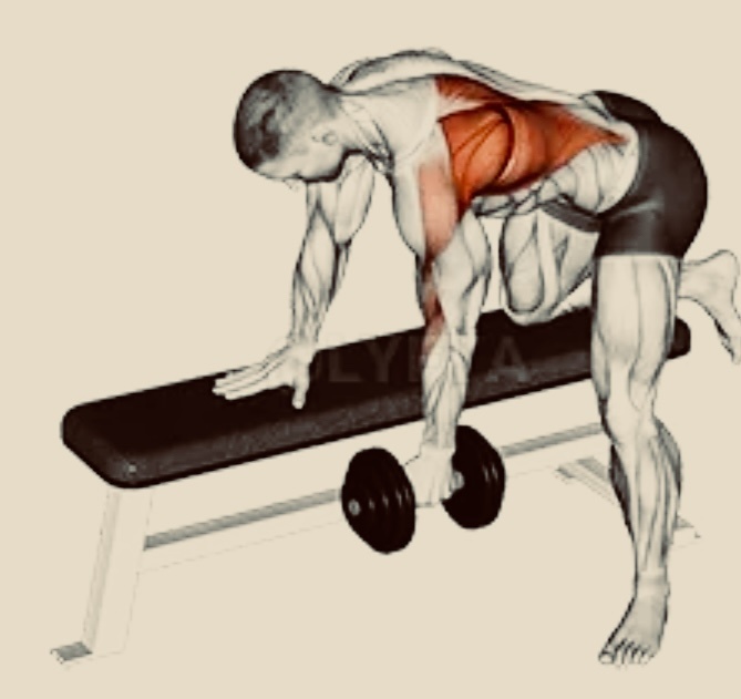 Наглядный пример выполнения тяги в наклоне