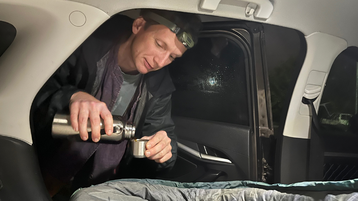 Наш первый ночлег. 24.09.2025. Фото автора.