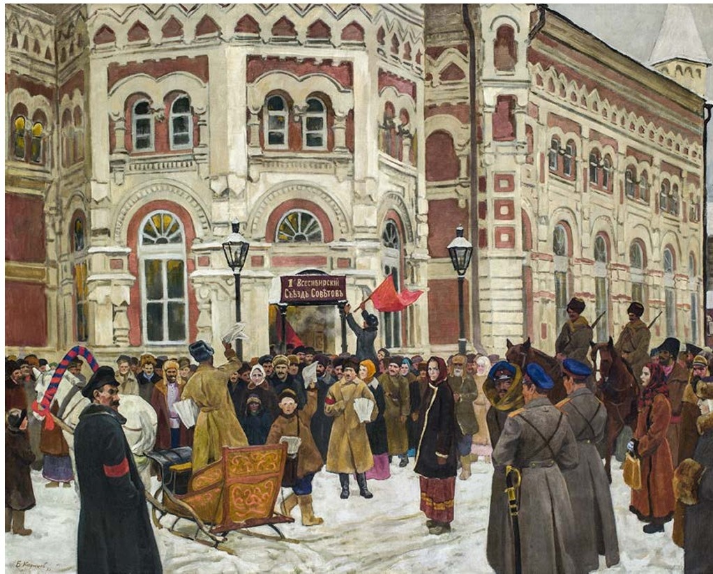 Борис Корнеев. «19 ноября 1917 года в Иркутске»
Картина из фондов Иркутского художественного музея