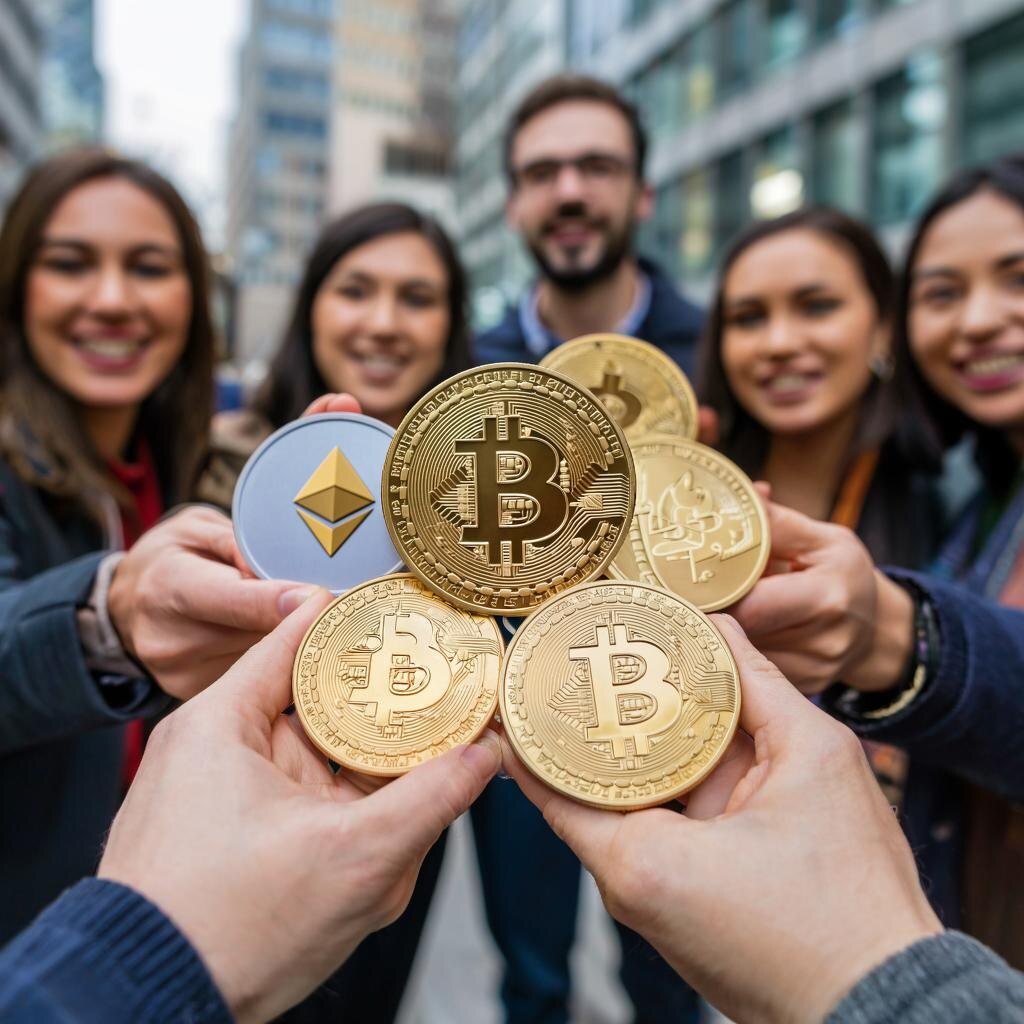 Биткоины и Эфириум