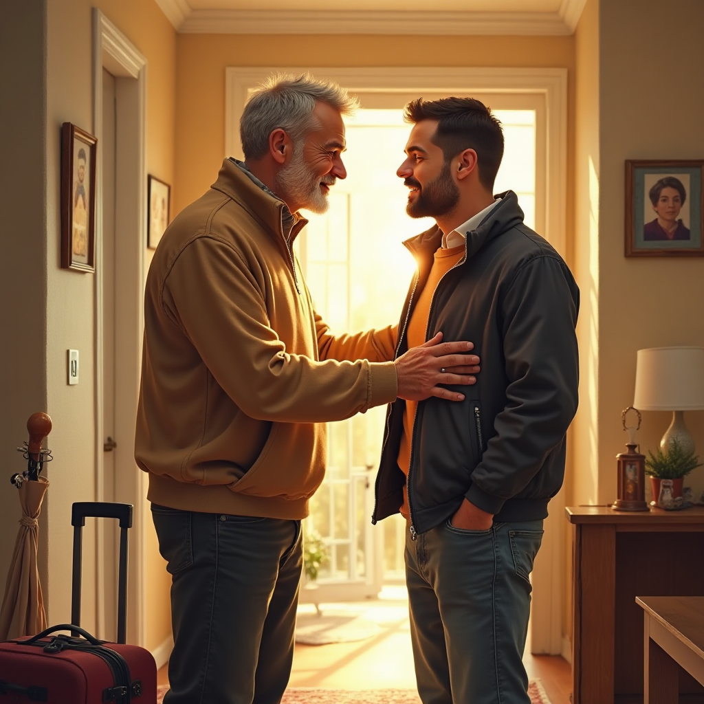 "Иди с Богом, сынок. Да хранит тебя Господь."