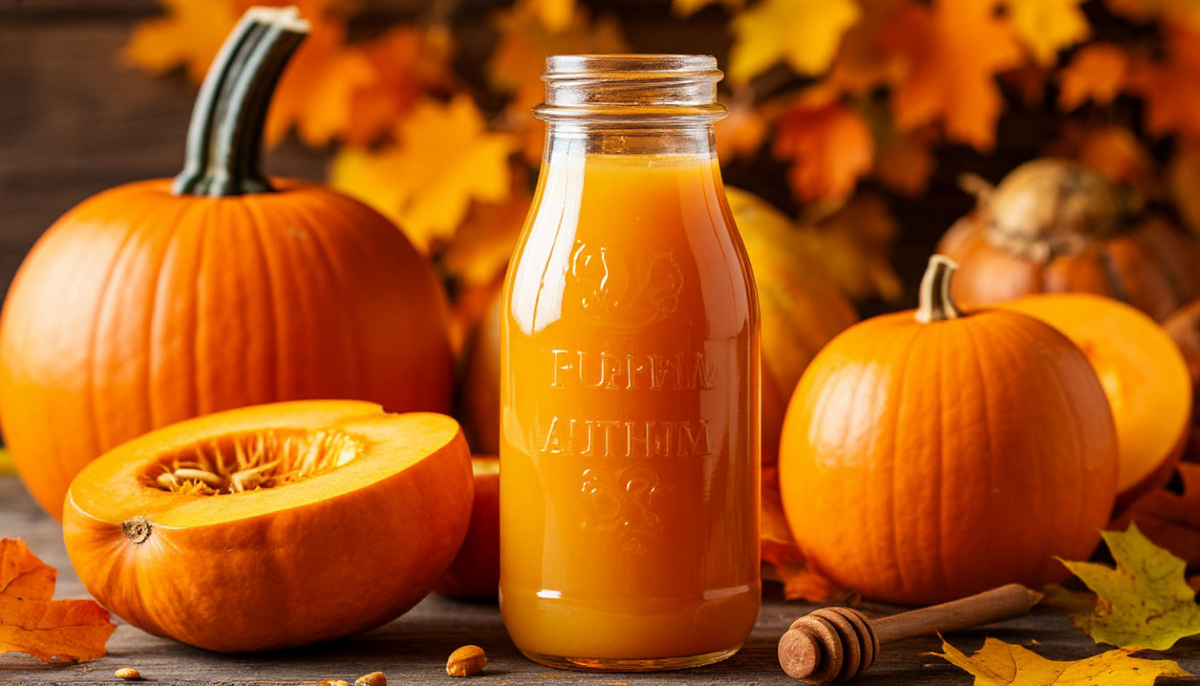    Этот напиток - настоящий хит осени-2025: тыква, яблоки и мед в одном флаконе - кладезь витаминов в каждом глотке
