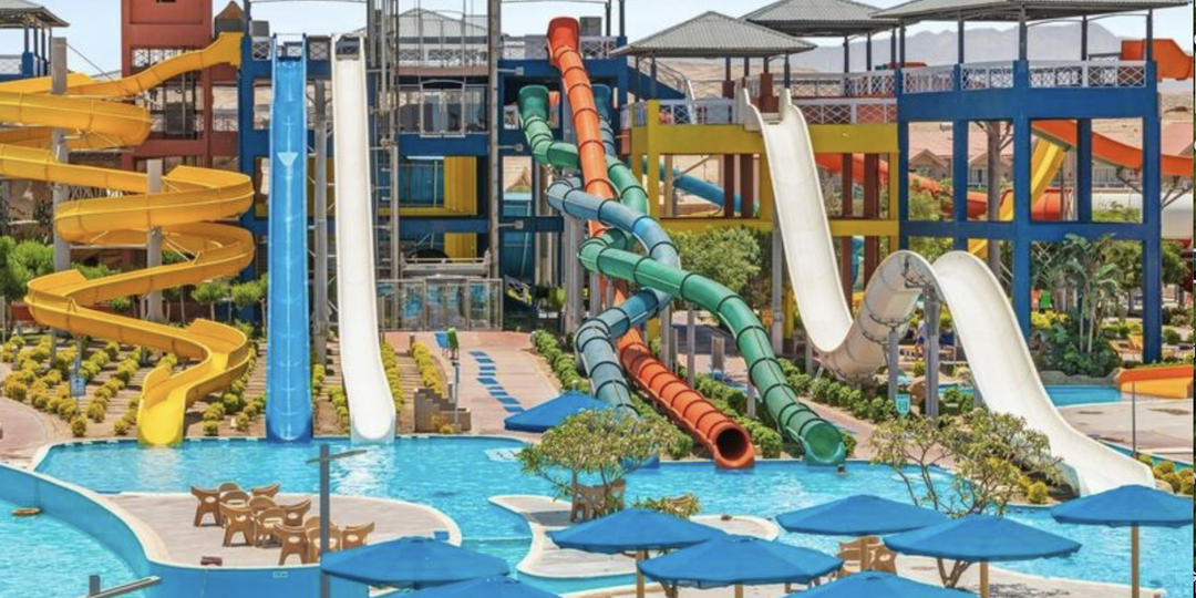 Отели в Египте с самым большим аквапарком, в котором 51 водная горка и другие аттракционы