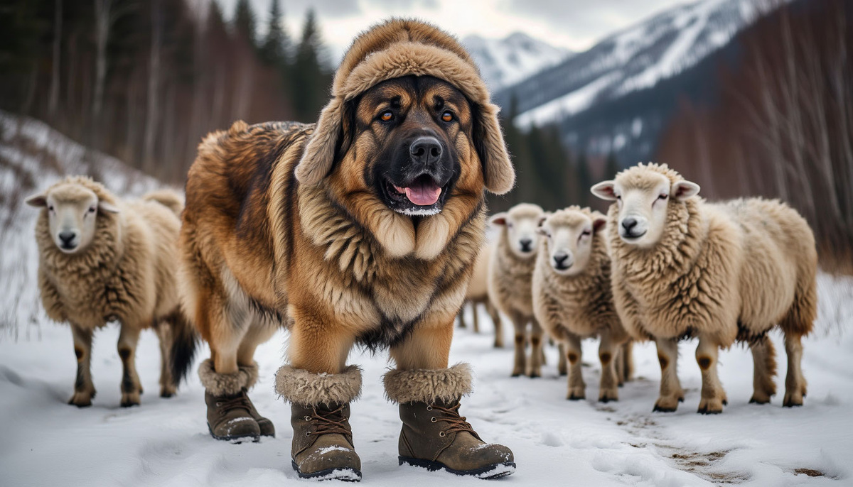 Зима? Волки? Не смешите мои усы! ❄️🐺 Тут всё под контролем