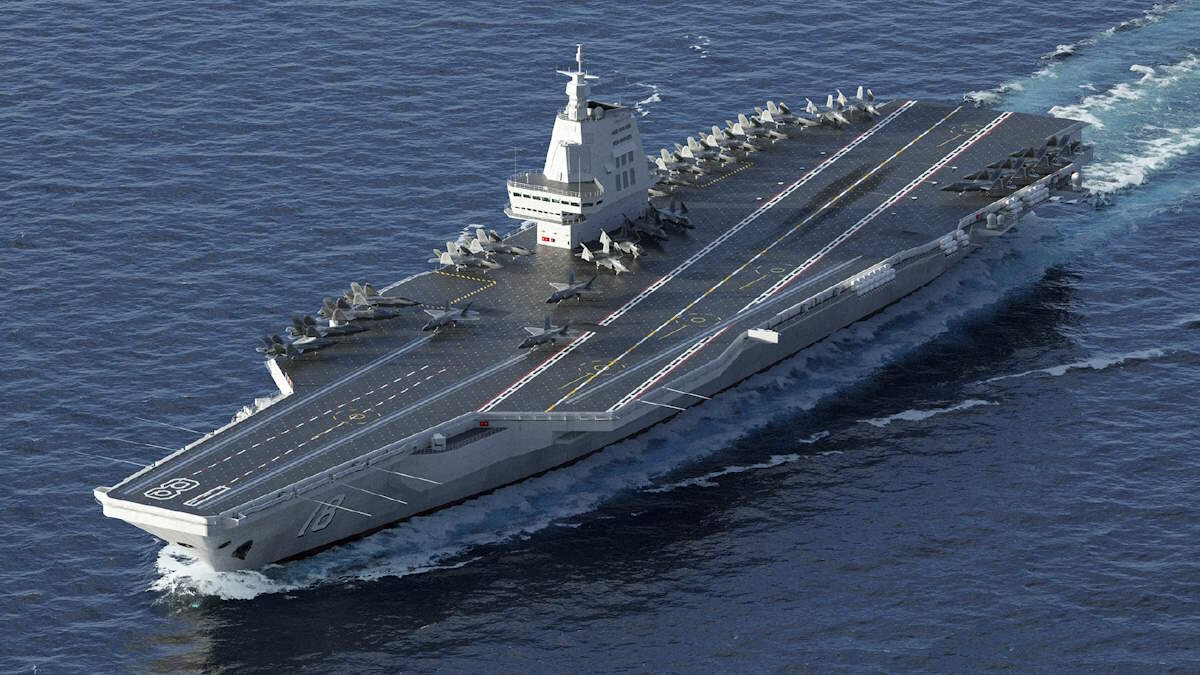 Авианосец "Фуцзянь"  Yandex.ru