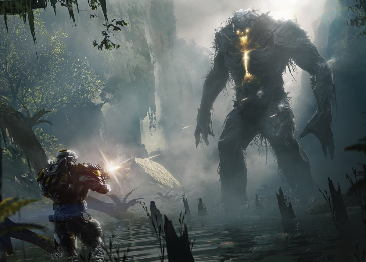 Концепт-арт Anthem - красивая оболочка, за которой скрывался пустой и однообразный геймплей.