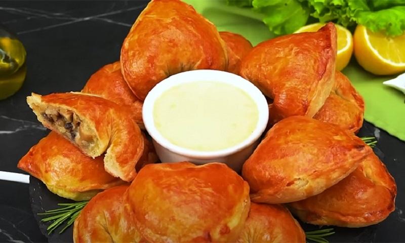 Очень вкусные пирожки с грибами по особому рецепту