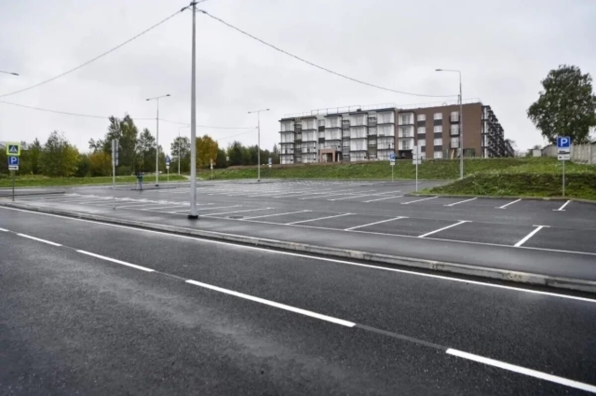    Готова новая бесплатная парковка около вокзала в Петрозаводске