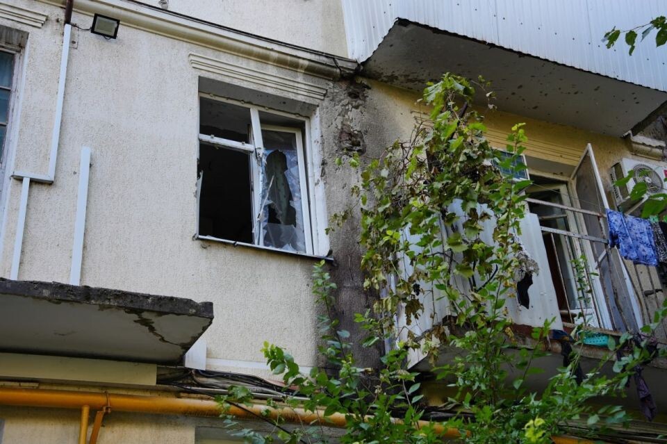    Последствия атаки беспилотников в Новороссийске. Источник: Оперативный штаб Краснодарского края