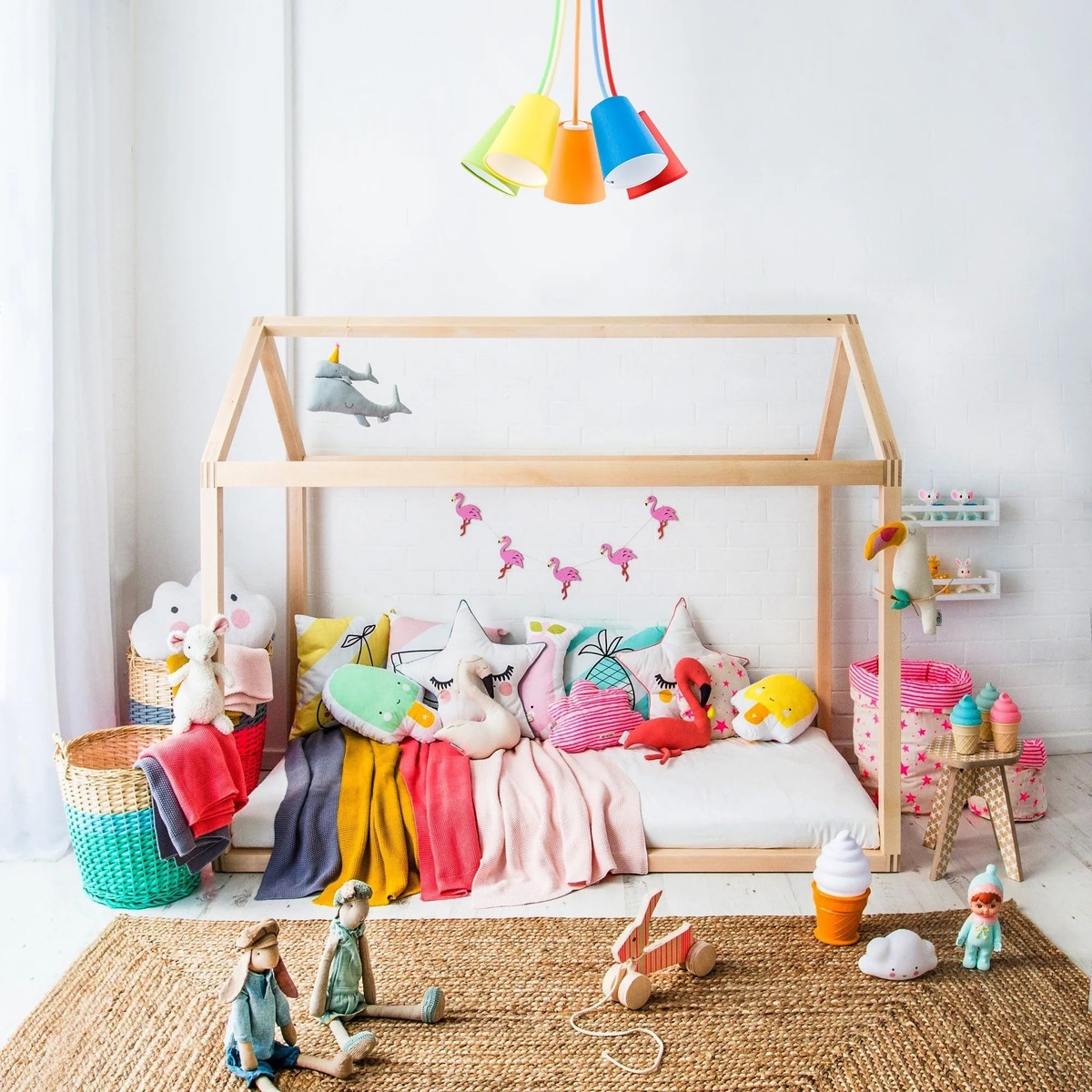 TK Lighting Потолочный светильник Wire Colour