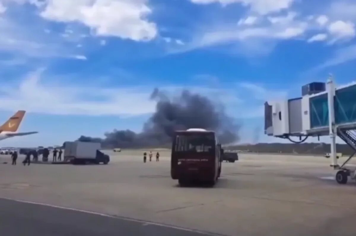    Пассажирский самолет потерпел крушение в аэропорту Венесуэлы