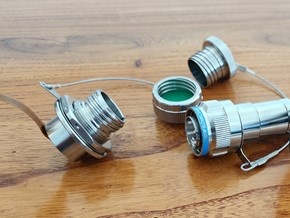 Оптический модуль с авиационным разъёмом от Cruetech