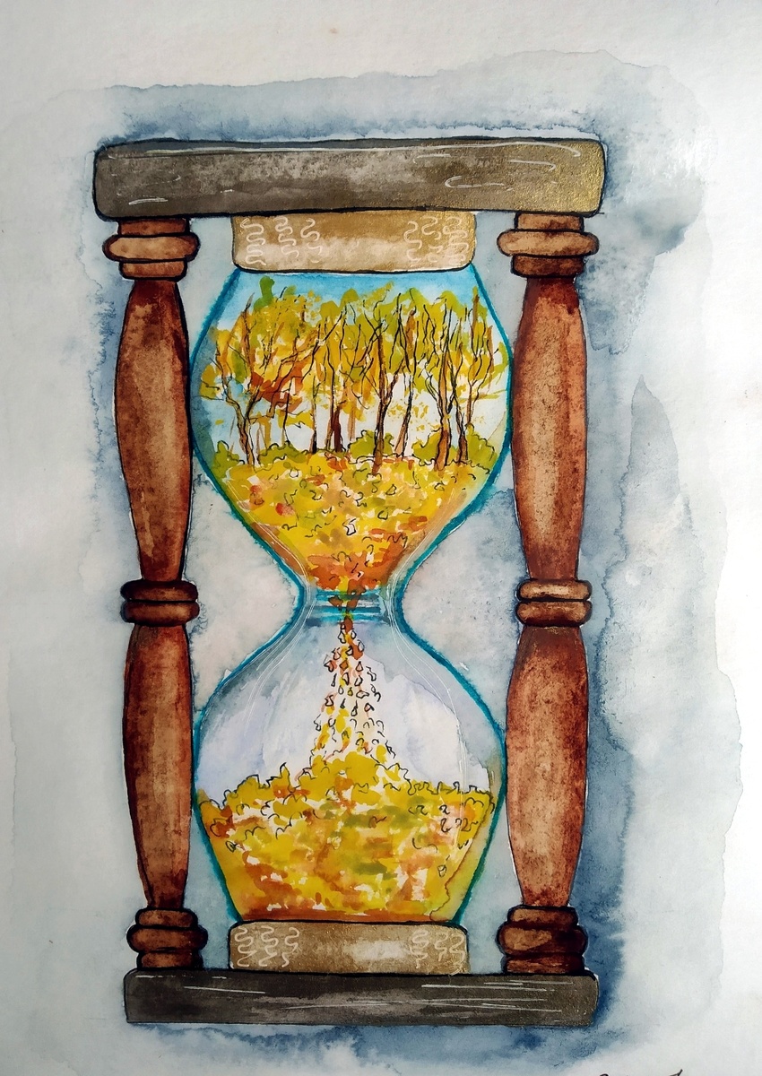 Осенние песочные часы