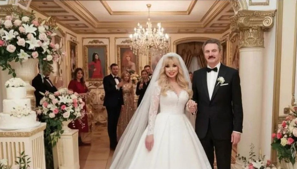    Вот это фото, созданное искусственным интеллектом на одном из сайтов звездных СМИ Распутиной понравилось и было выдано за свадебное. Личная страничка героя публикации в соцсети