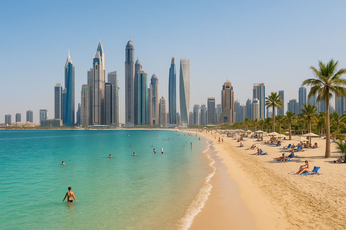 Обложка к статье "Погода в ОАЭ в октябре".