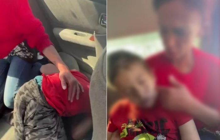 Кадры из видео МВД.