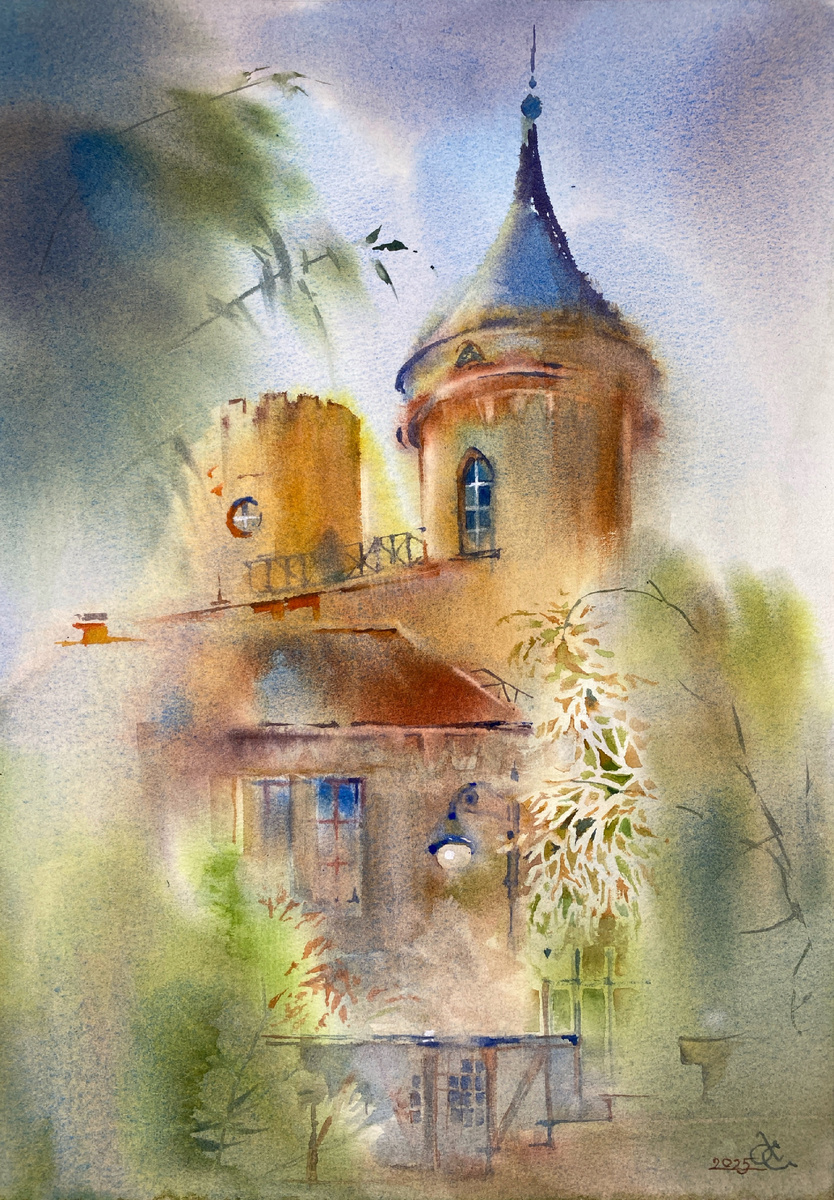 Крепость Мариенталь. Быстрый этюд.