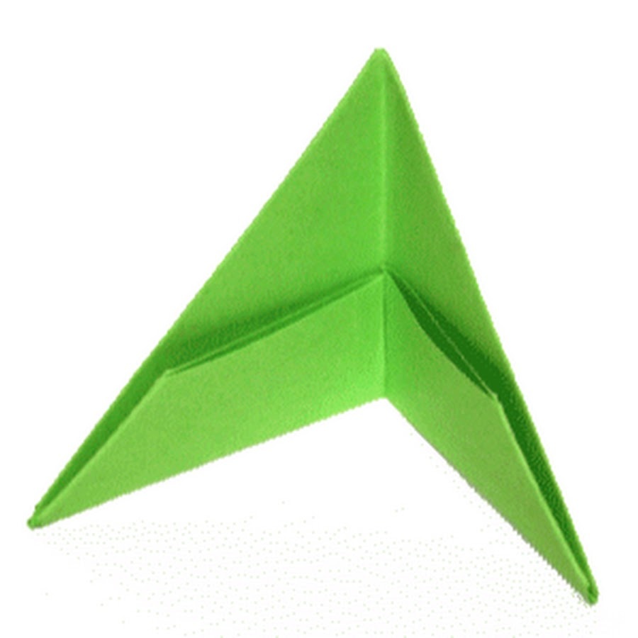 Бумажный треугольный модуль