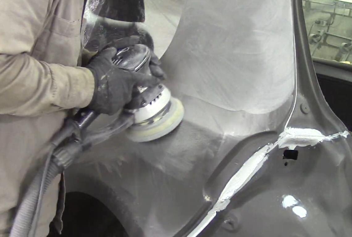 Подготовка к покраске.