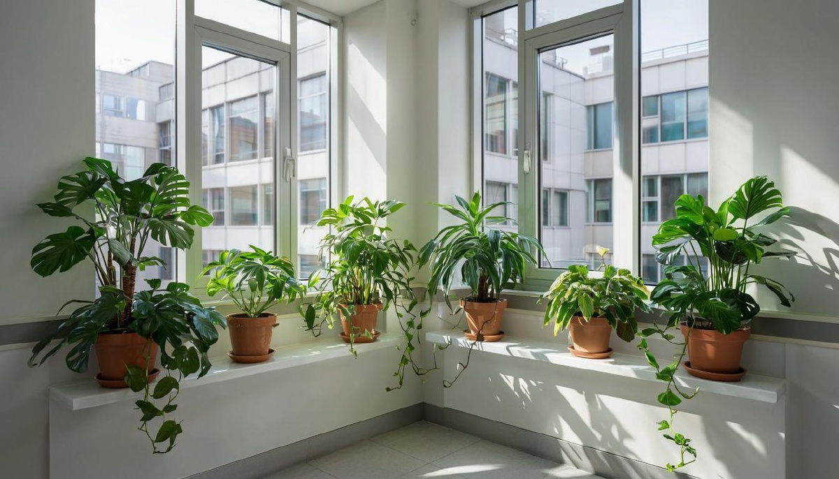 Растения в медецинский центр