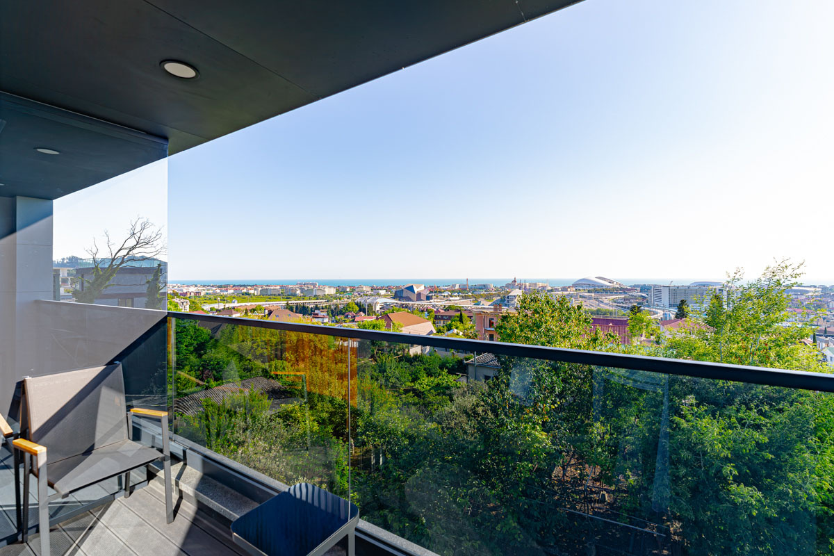 Вид на город