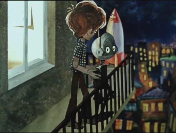 Кадр из мультфильма «Загадочная планета» (1975)