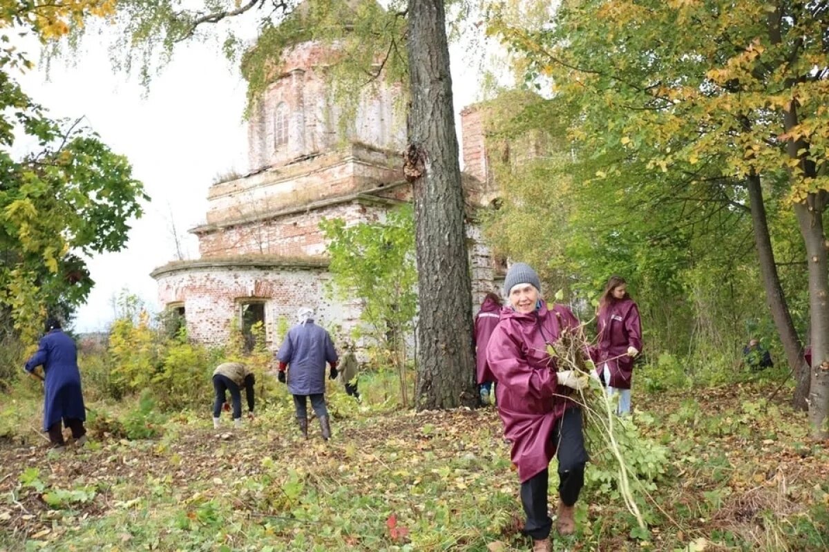    Во Владимирской области привели в порядок Воскресенскую церковь