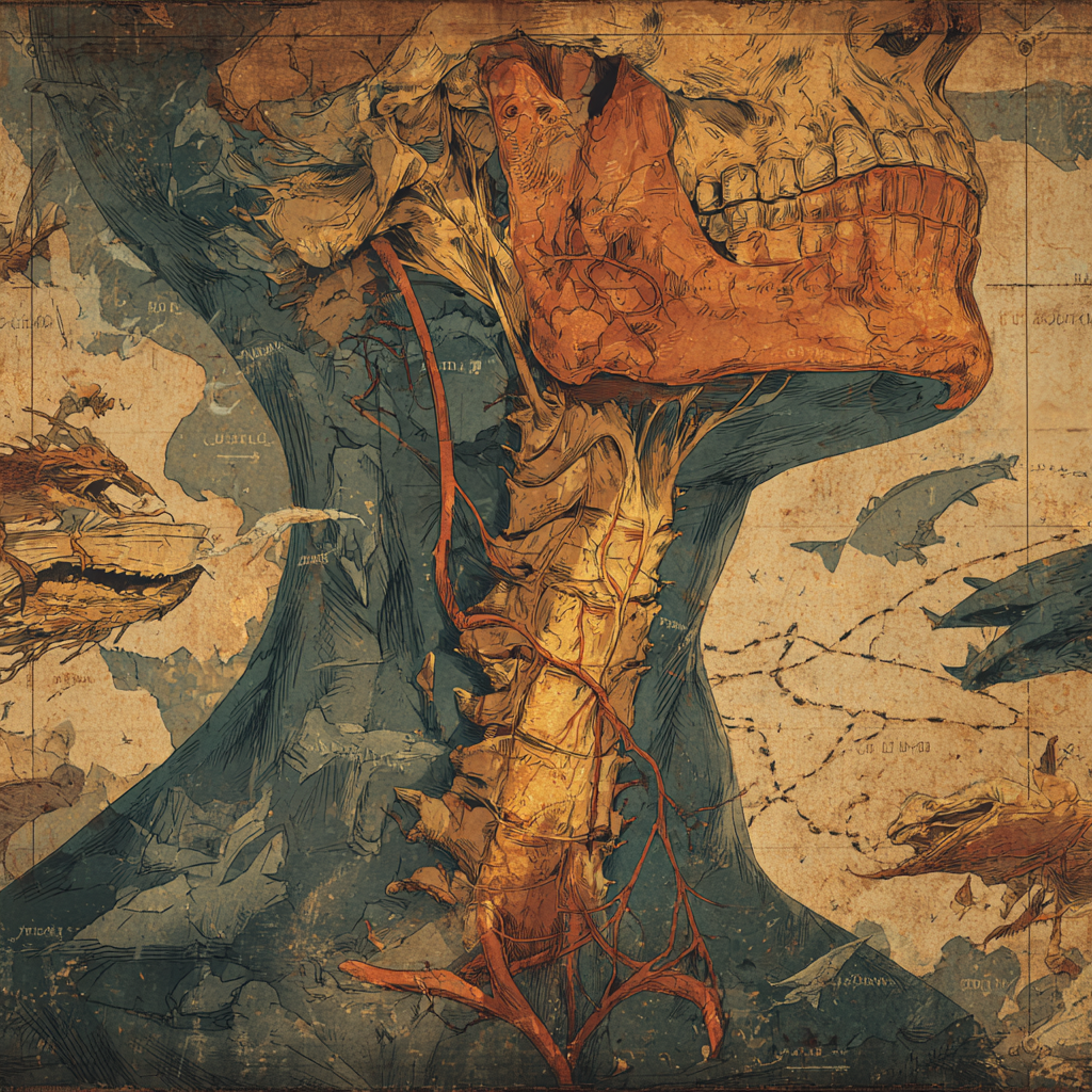 ВИНТАЖНАЯ АНАТОМИЯ ЛАТЕРАЛЬНОЙ ОБЛАСТИ ШЕИ