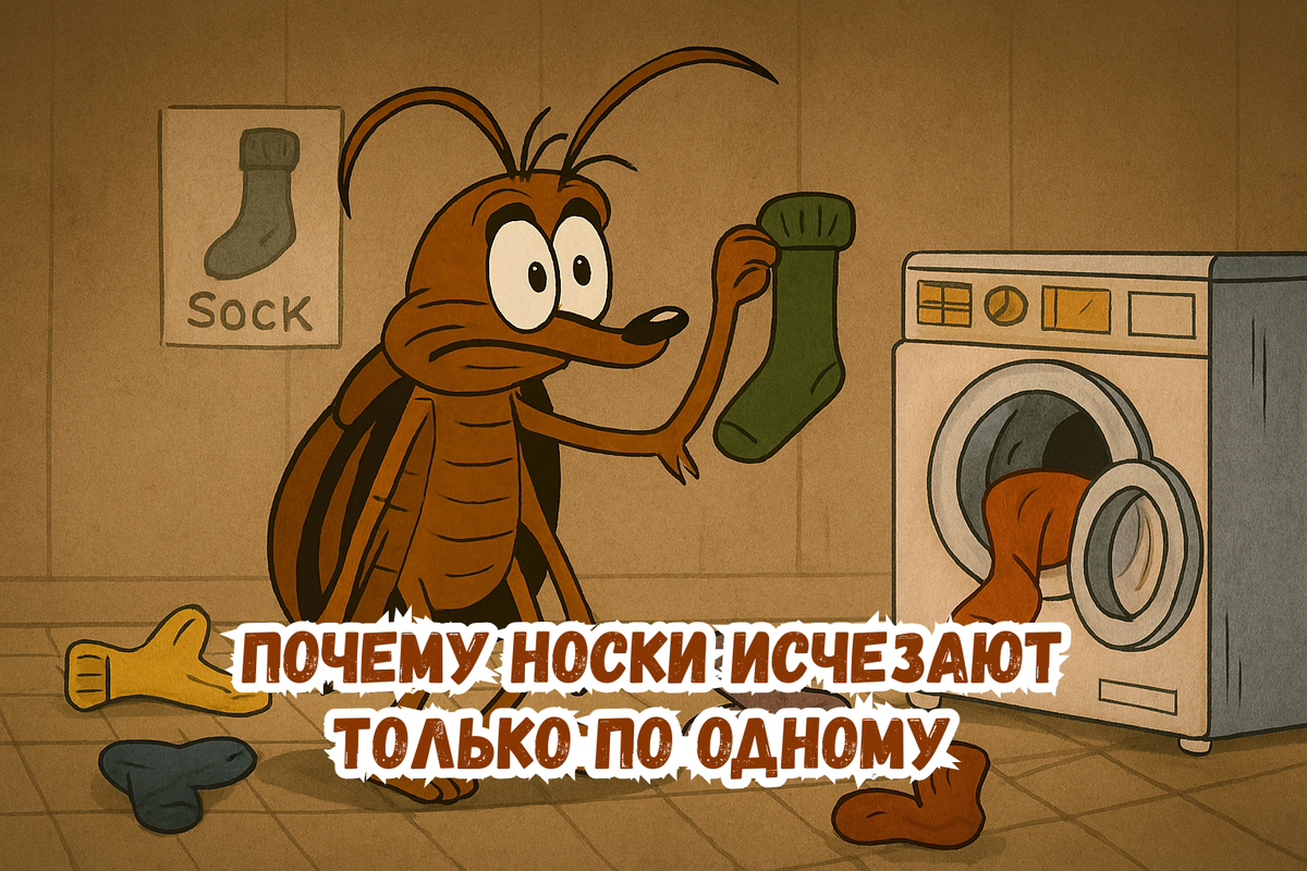 Тараканоид в поисках второго носка