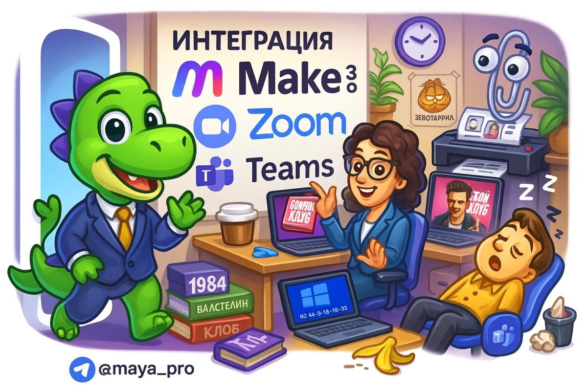    Интеграция Zoom и Microsoft Teams через Make.com: секреты автоматизации, которые изменят вашу работу навсегда Артур Хорошев