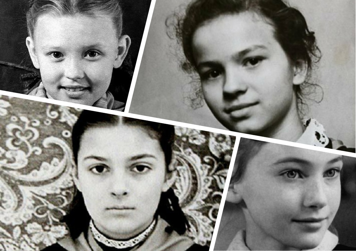 фотоколлаж к тесту - Загляните в прошлое: узнаете советскую знаменитость по школьному фото?