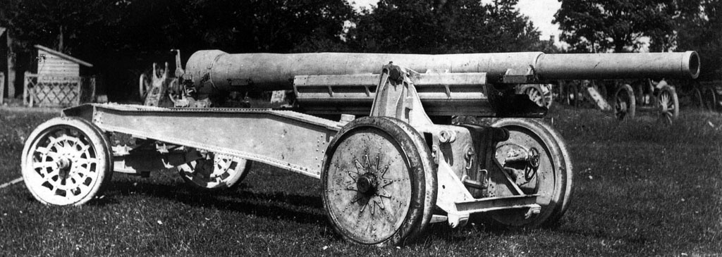 Опытный образец Canon de 155 Grande Puissance Filloux.