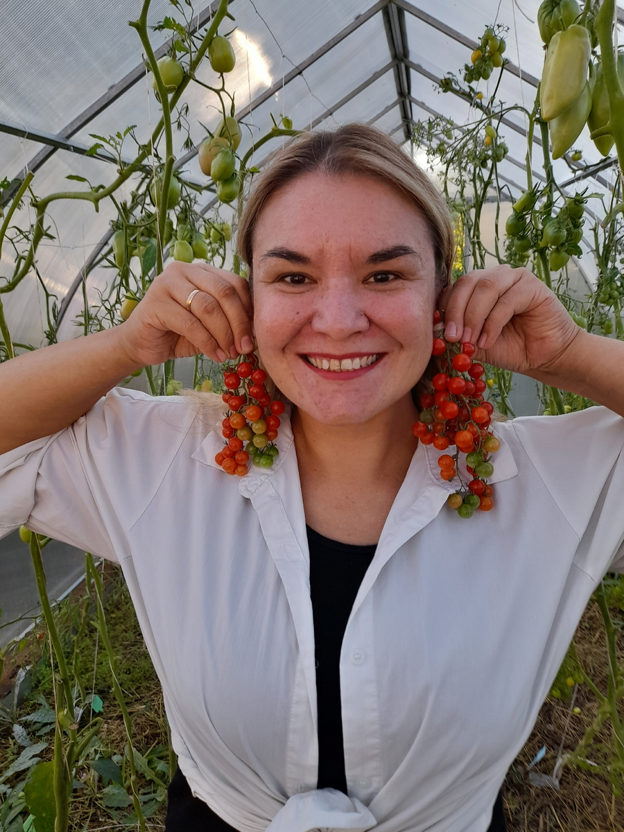 Я и томат "СВИТ ПИА" конец сентября 2025 года