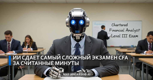 ИИ сдает самый сложный экзамен CFA за считанные минуты