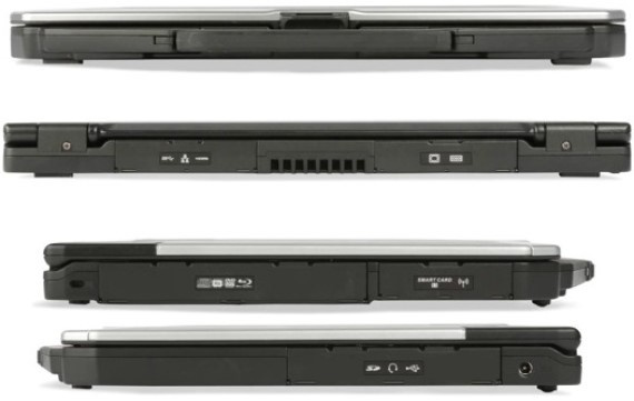 Ноутбук Durabook S15 - вид сблоку