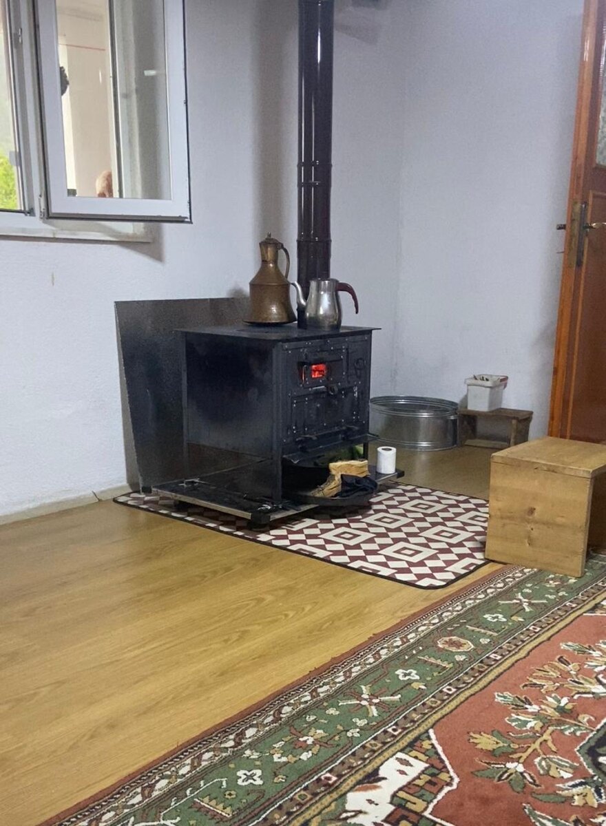 Такая печка у них дома. Но обычная тоже есть