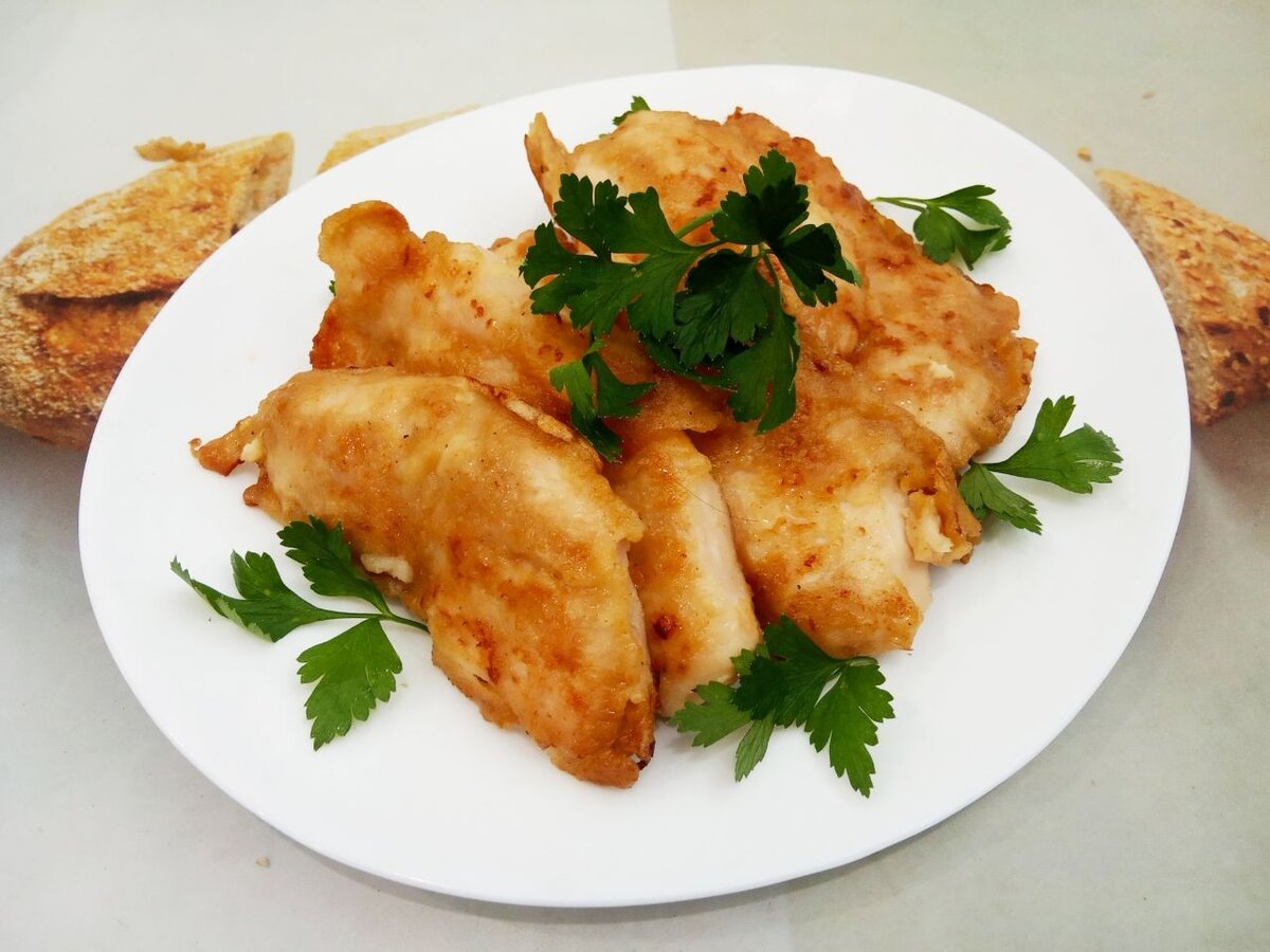 Нежнейшее куриное филе в хрустящем кляре 🍗🥘