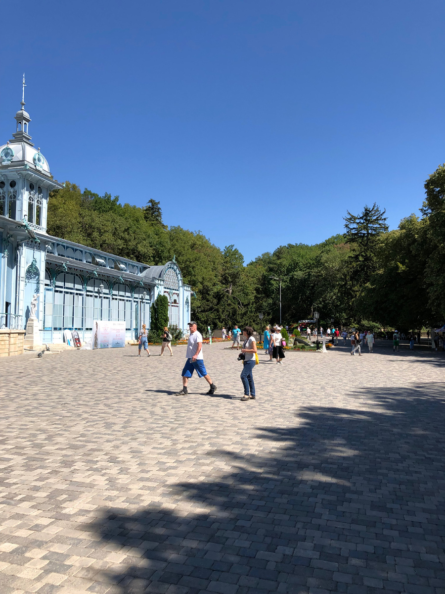 Лермонтовский терренкур в Железноводске. Фото автора. 