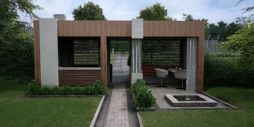 А я вам не показывала беседку, которую проектировала для себя?