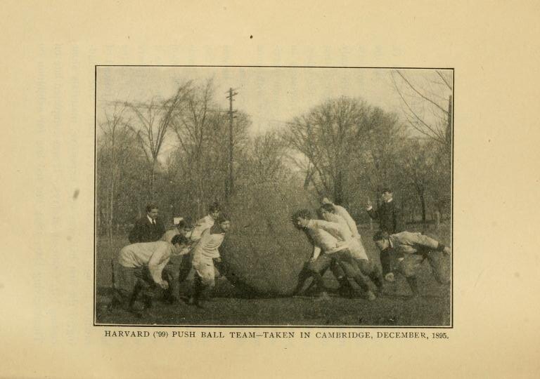 American Sports Publishing Company, 1903. Пушбол: история и описание игры с официальными правилами.
