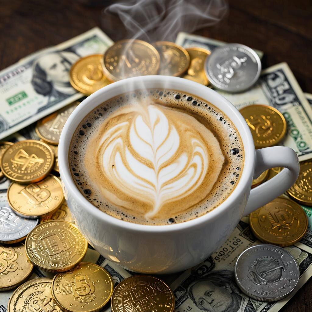 Денежный кофе.