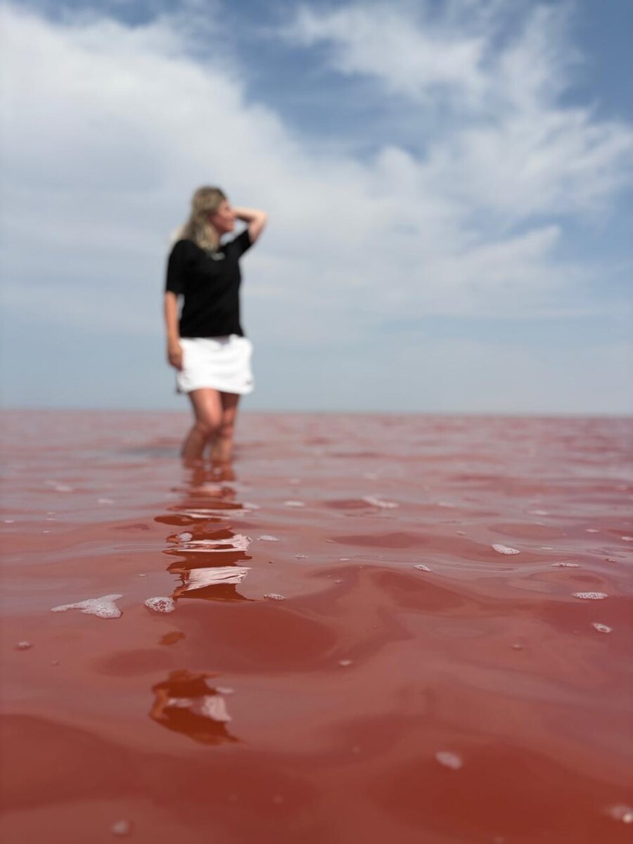 Розовое озеро 