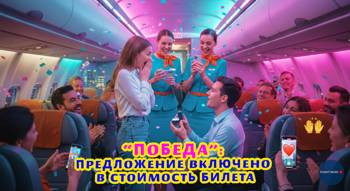 #Победа #ПредложениеВНебе #Авиалюбовь