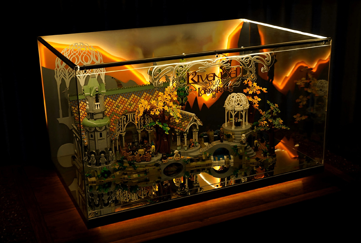 Светящийся бокс Галабрикс для LEGO Rivendell 10316