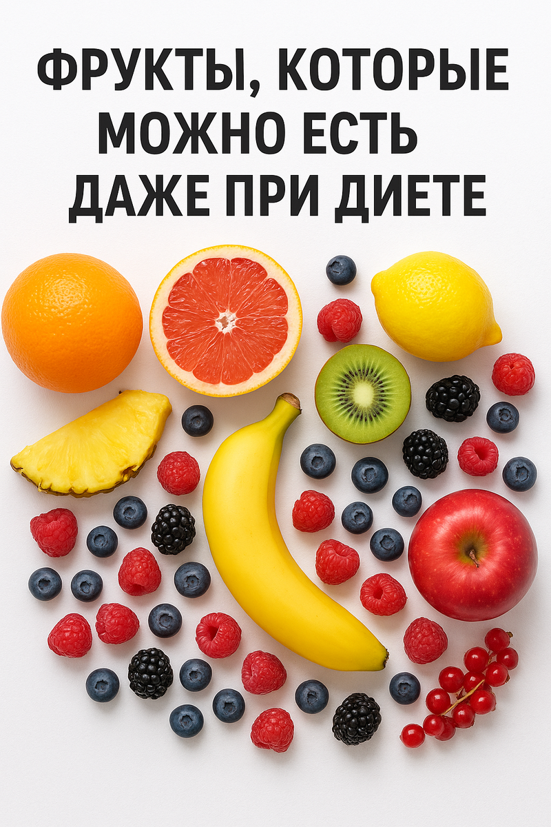 Фрукты, которые можно есть даже при диете
