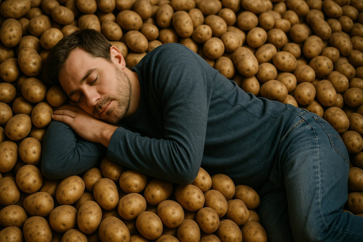    Тому, что после картошки хочется спать, есть научные объяснения