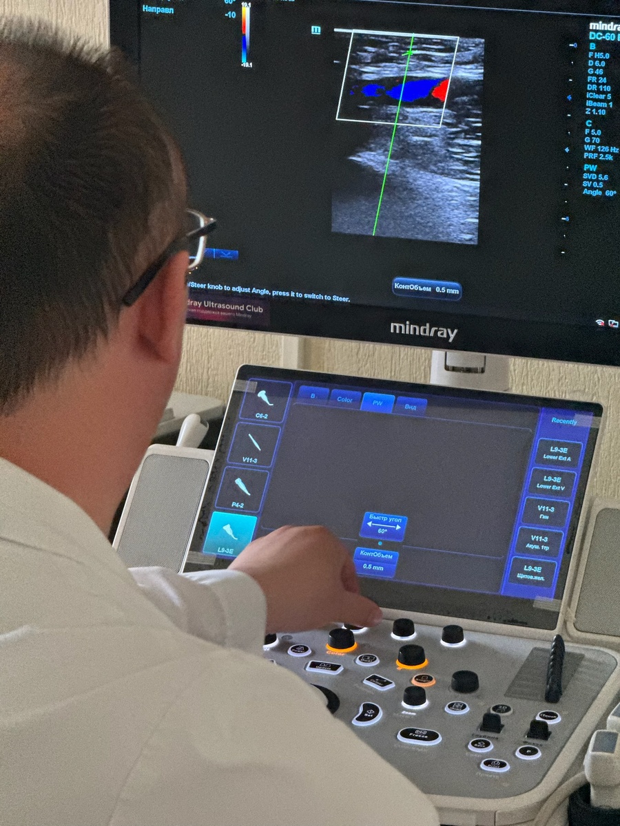 Фото с сайта Екатеринбургский Медицинский Центр // УЗИ сосудов 