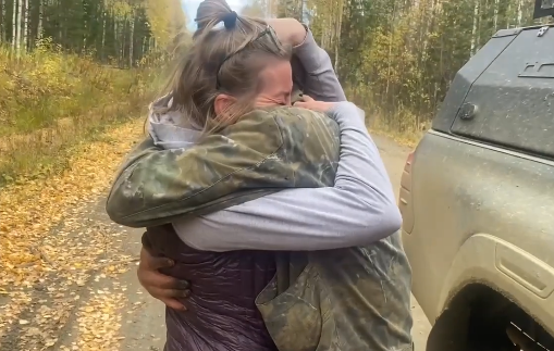 Встреча с женой. Фото: РМК-Поиск